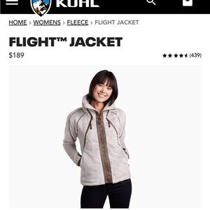 KUHL Women's Utility Fleece Jacket in Stone